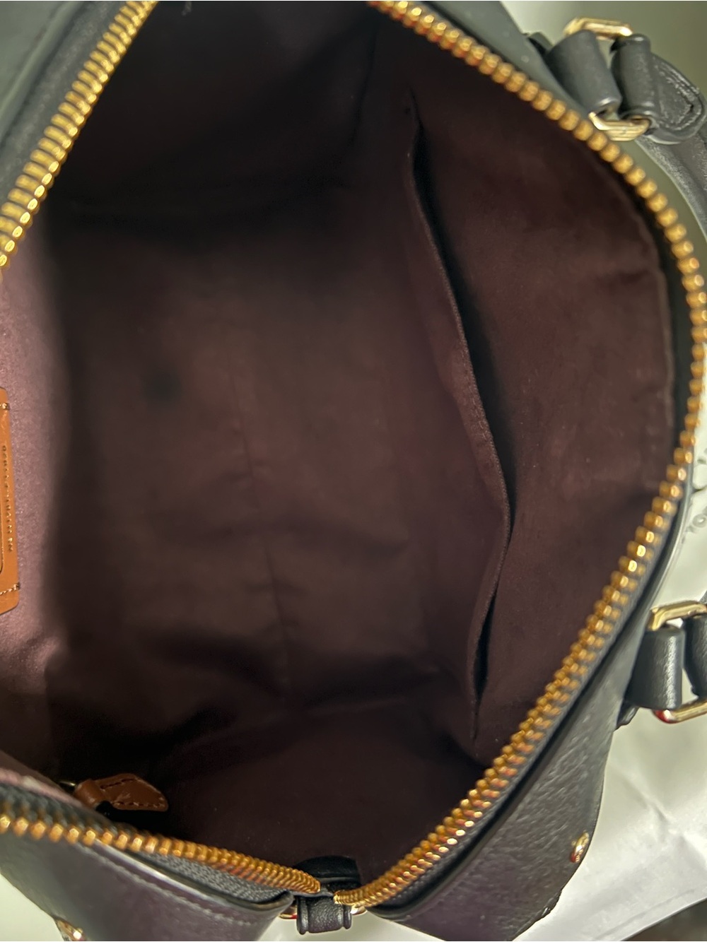 Coach Mini Bennett Satchel In Embossed Leather With Matching Wallet - Picture 8 of 11